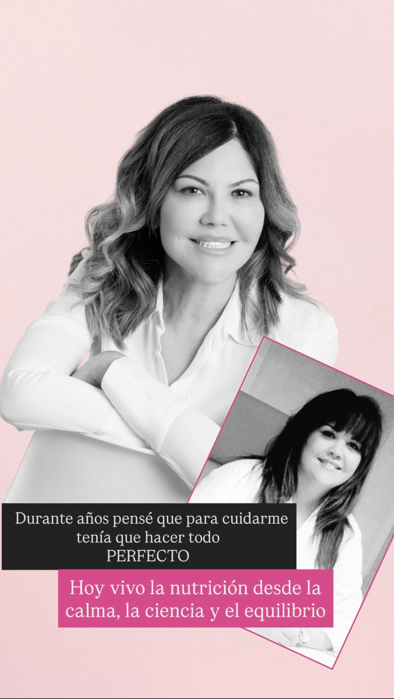 Dra. Cristina Lázaro — antes y después: hoy vive la nutrición